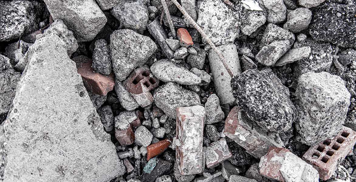 Concrete and Asphalt to be recycled
