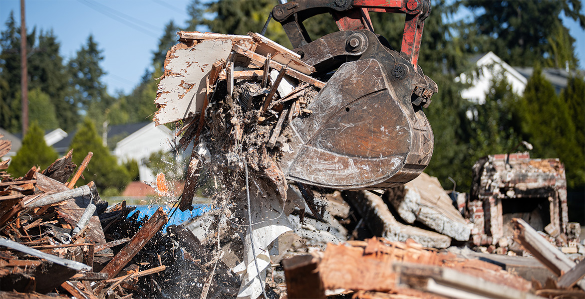 Comingled materials ready to be recycled