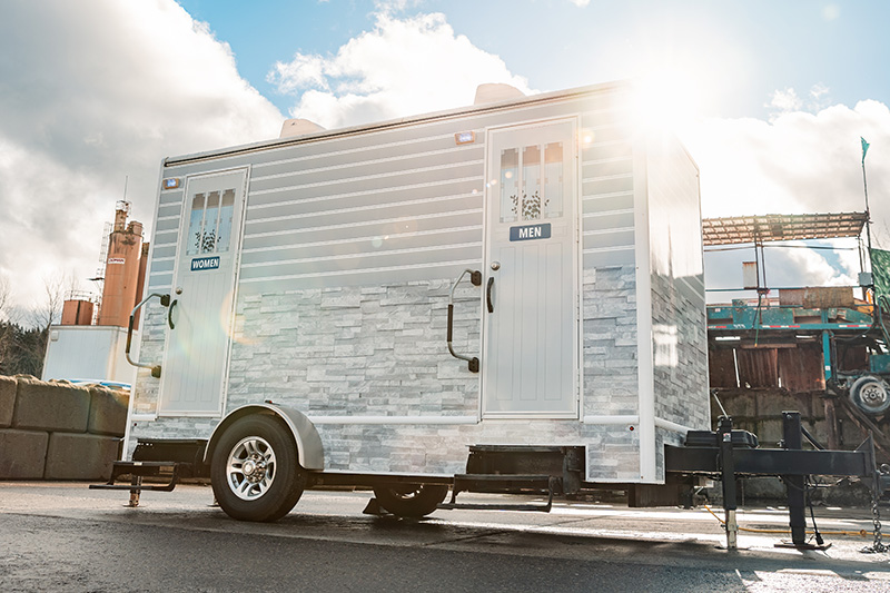 A DTG Restroom Trailer